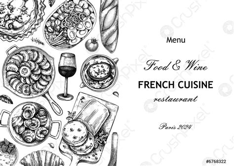French Restaurant Menu Design 的图像结果