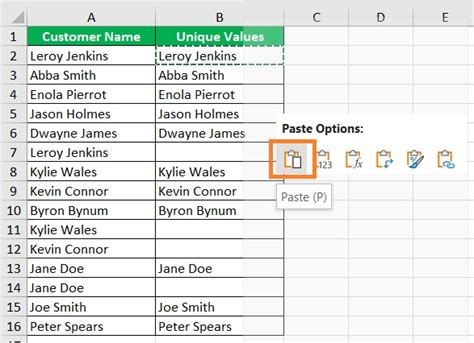 Excel Text Unique Values Three Columns 的图像结果