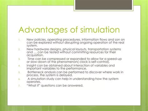 Advantages in Computer Simulation 的图像结果