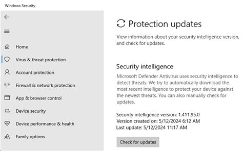 Image result for Update Virus Protection Windows Defender