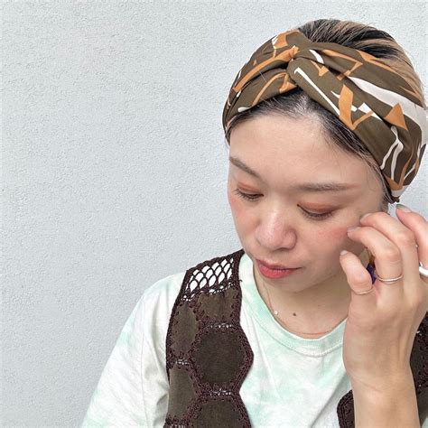 【irodori】Lines Combined Turban (IRC-857) ヘアターバン | irodori（イロドリ）ヘアターバン