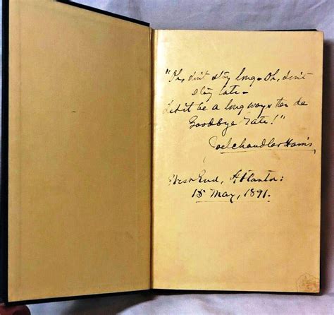 UNCLE REMUS: HIS SONGS AND HIS SAYINGS by HARRIS, Joel Chandler ...