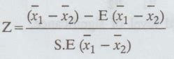 Large sample test (Normal distribution) for difference of means ...