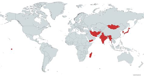 Countries where is hard to find pizza (weird countries) : r/ShittyMapPorn