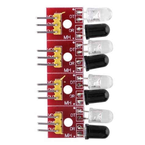 4-Channel Infrared IR Line Track Follower Sensor Module Obstacle ...