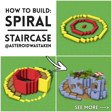 Minecraft Spiral Staircase
