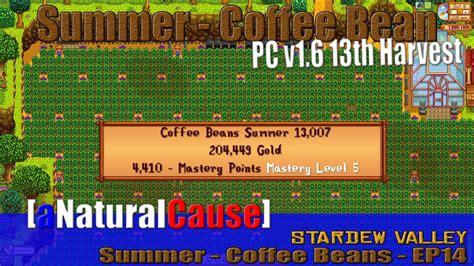 Stardew Valley - PC Edition v1.6 Summer Coffee Beans - Harvesting ...
