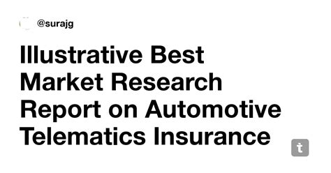Illustrative Best Market Research Report on Automotive Telematics ...