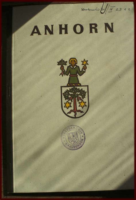 Title Page Anhorn Journal