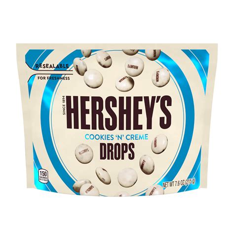 Hershey's Drops, Cookies 'n' Creme Candy, 7.6 Oz - Walmart.com ...