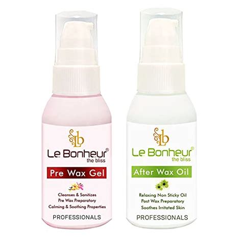 Le Bonheur Pre Wax Gel and Post Wax Lotion combo | 45ml + 30ml : Amazon ...