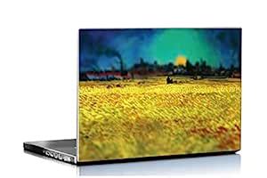 ISEE 360® Van Gogh Painting Laptop Skin Cover Laminated Stickers Girls ...