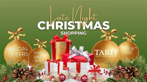 Late Night Christmas Shopping - Castle Kennedy, Tarff Town and Country ...