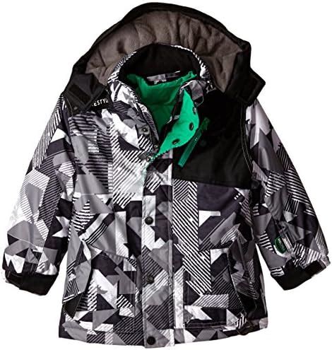 Buy Big Chill Little Boys' Systems Coat with Puffer Vest, White, 6 at ...