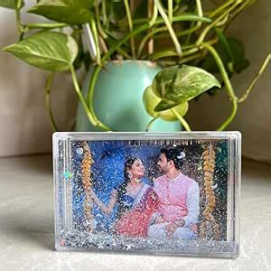 Customized Gliter Liquid Photo Frame Plastic Acrylic Floating Sparkle I ...