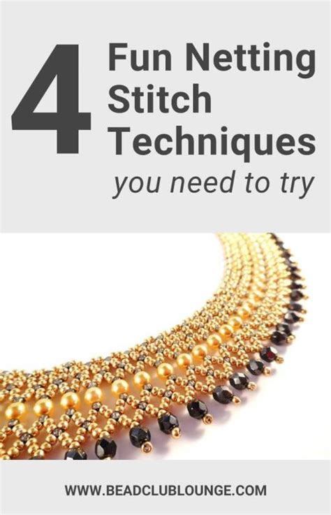 Beading Stitch Tutorials Netting 的图像结果