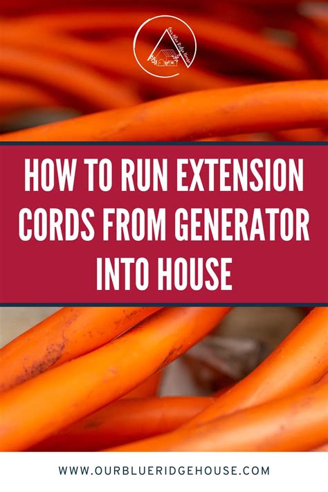 Generac Generator Using Extension Cords 的图像结果