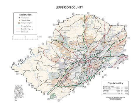 Maps of Jefferson County