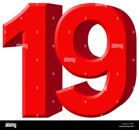 19 Number 19 Poster Nineteen Digital Prints X5 Sizes - Etsy