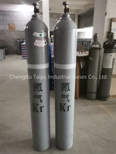 Noble Gas China 99.999% Rare Gas Krypton Gas 10m3/50L, 7m3/47L, 6m3/40L - Krypton Gas and 5n ...