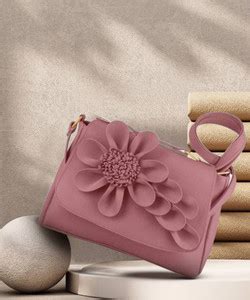 Qalbi Pink Sling Bag Trendy Women's Sling Bag - Stylish Design with 2 ...