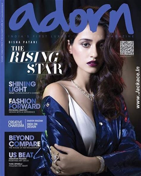 Disha Patani Looks Smoldering Hot On The Cover Of Adorn Magazine ...