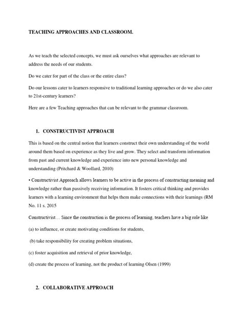 Image result for Teaching Approach