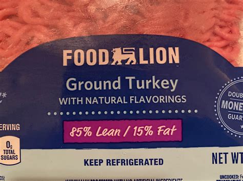 Kirkwood Frozen Ground Turkey Nutrition Facts at Gail Pagano blog