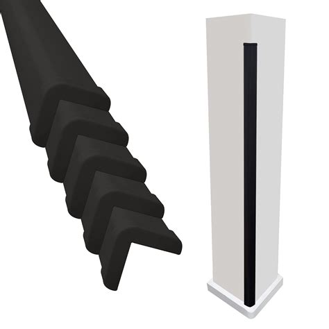Rubber Bond Wall Corner Guard Edge Protector, 1x1x36 inch Baby Proofing ...