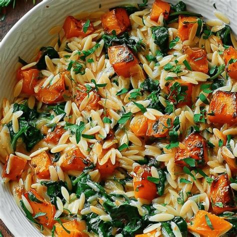 Creamy Orzo Pasta with Roasted Butternut Squash – Easy Recipe - Forever ...