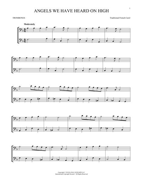 Angels We Have Heard On High (Traditional French Carol) | Sheet Music ...