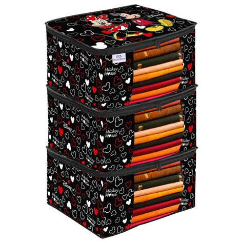 Heart Home Disney Mickey Saree Cover|Non-Woven Foldable Clothes ...