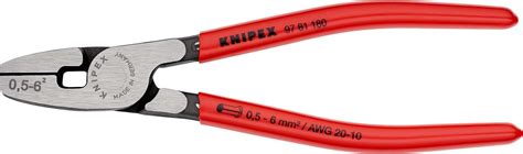 KNIPEX KNIPEX 97 81 180 Crimpzange für Aderendhülsen mit ...