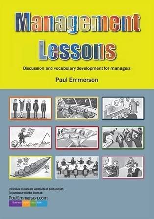 Buy Teacher's Resource Book (Management Lessons: Discussion and ...