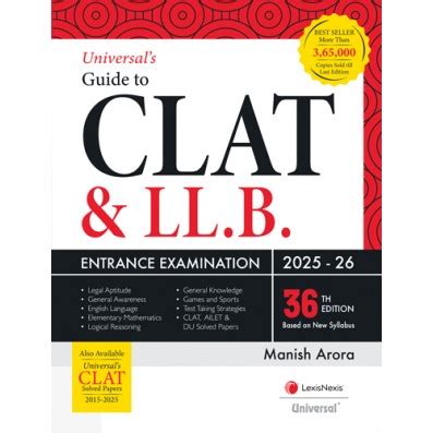 Buy Universal’s Guide to CLAT & LL.B. Entrance Examination - 36th Edition