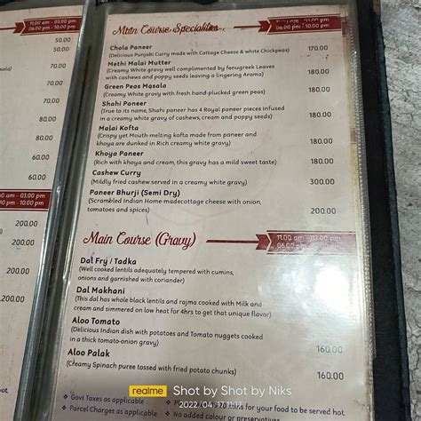 Menu at Ajay's Delhiwala Sweet Home, Coimbatore, 172-175