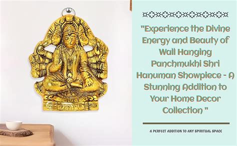 Buy CraftVatika Panchmukhi Hanuman for Door Entrance Statue Wall ...