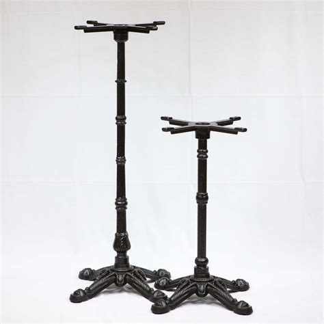 Counter Height Wrought Iron Table Legs - Cast Iron Black Px23 Bar ...