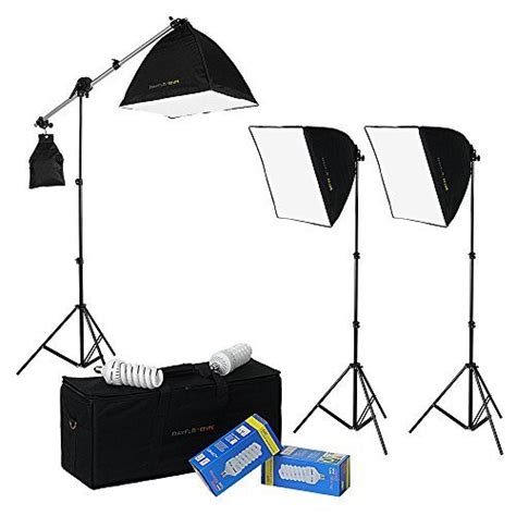 DayFlo EZ Lite 3-Fixture Lighting Kit - Portable 3 Light Portrait ...