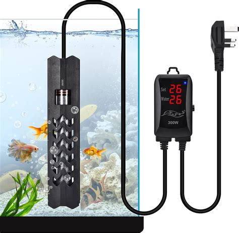 U-picks Aquarium Heater 300W Fish Tank Heater with Anti Scald Protector ...