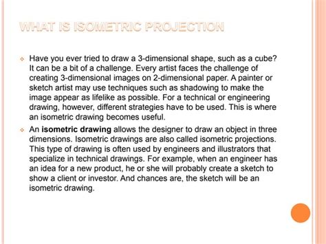 Isometric projection | PPT
