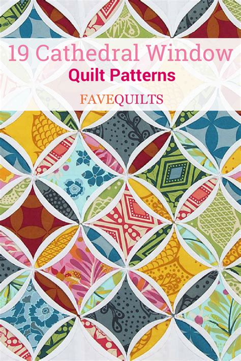 Image result for Cathedral Window Quilt Patterns