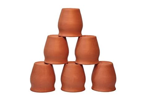 Buy vaghbhatt Clay Tea Cup, Traditional Handmade Earthen Clay Kulhad ...