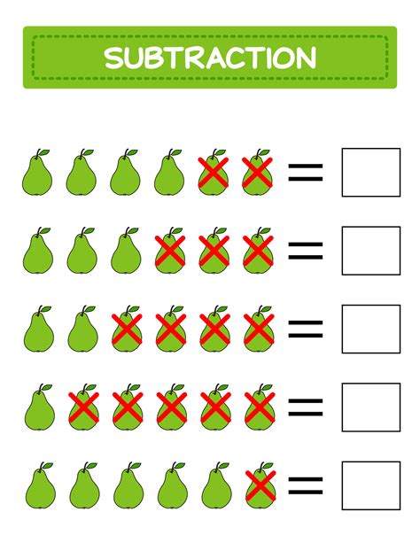 Image result for Subtraction Maths Examples