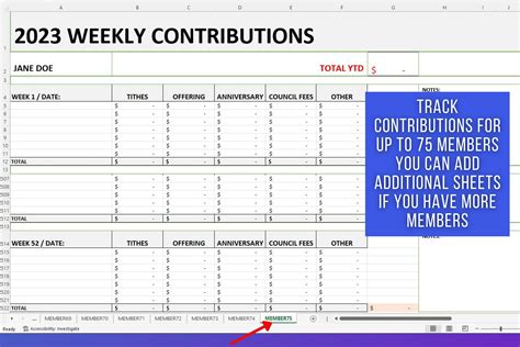 Bookkeeping Excel Template