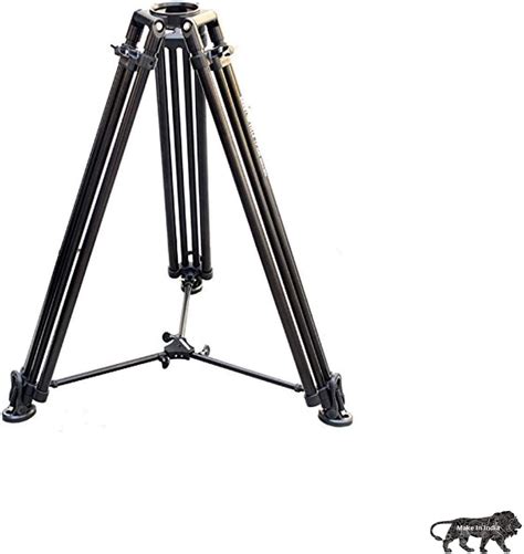 Buy SHOOTVILLA Professional Aluminum Tripod Stand with 100mm Bowl Head ...
