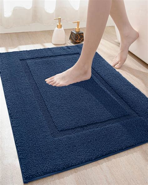 Amazon.com: GRANNY SAYS Deep Blue Bathroom Rug, 20" x 32", Non-Slip ...