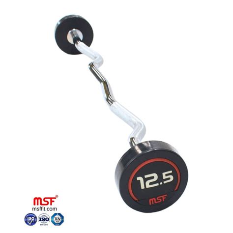 Fix E-Z (Zig Zag) Barbell TPR Coated — MSFFIT