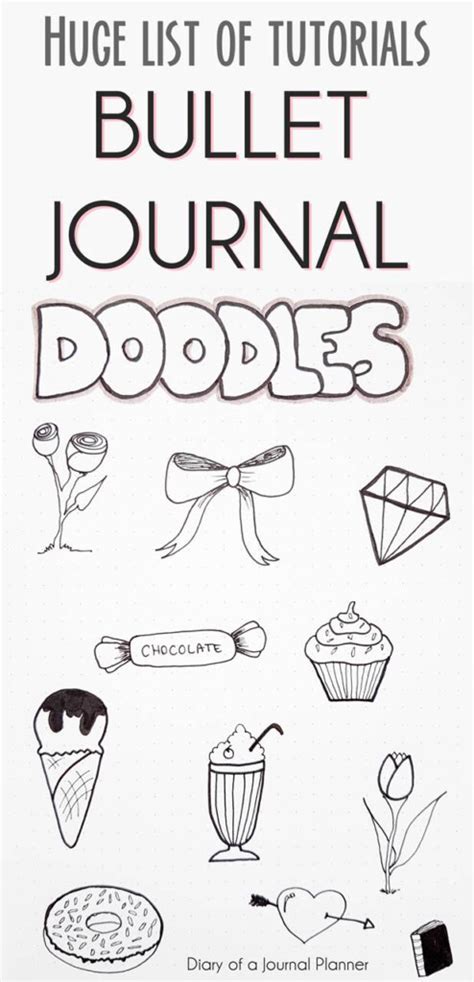Bullet Journal Printable Doodles - Printable Bullet Journal