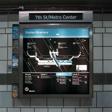 7th St/Metro Center Station Directory :: Behance